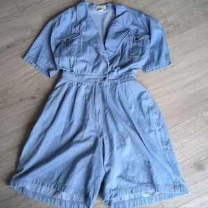 Vintage Denim Romper